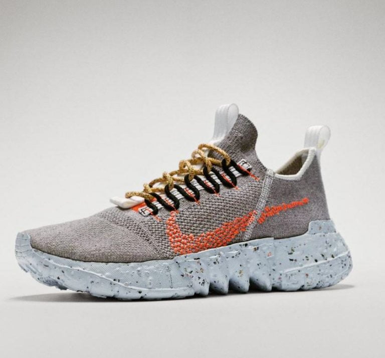 Nike�s Space Hippie shoes help reduce carbon footprint.